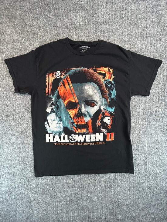 Universal Studios Other - Halloween II Michael Myers Graphic Horror Movie T-Shirt Men's Medium Black